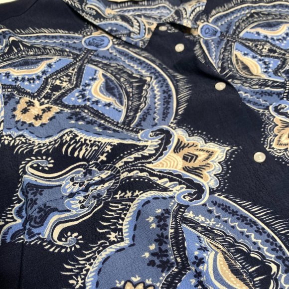 Part Two paisley print button down shirt - Picture 4 of 5